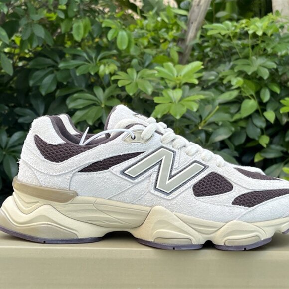 New Balance 9060 Mens Sneakers in Beige and Brown - Picture 14 of 14